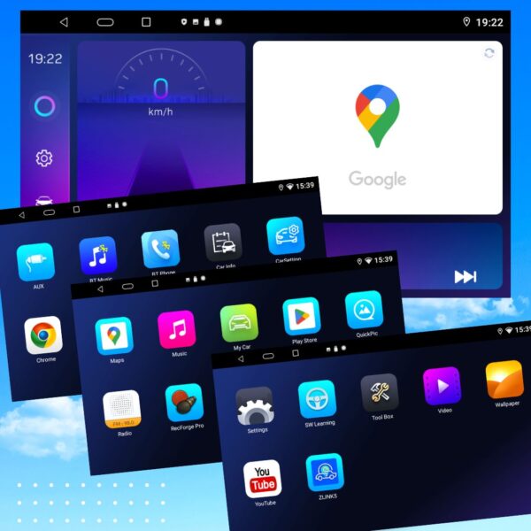 T5 Home Page and App Drawer