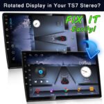 TS7 Android Car Stereo Screen Rotate Fix (Portrait to Landscape)