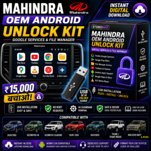 Home 18 Mahindra OEM Android Google Services & File Manager Unlock Kit | USB Installation | Instant Download