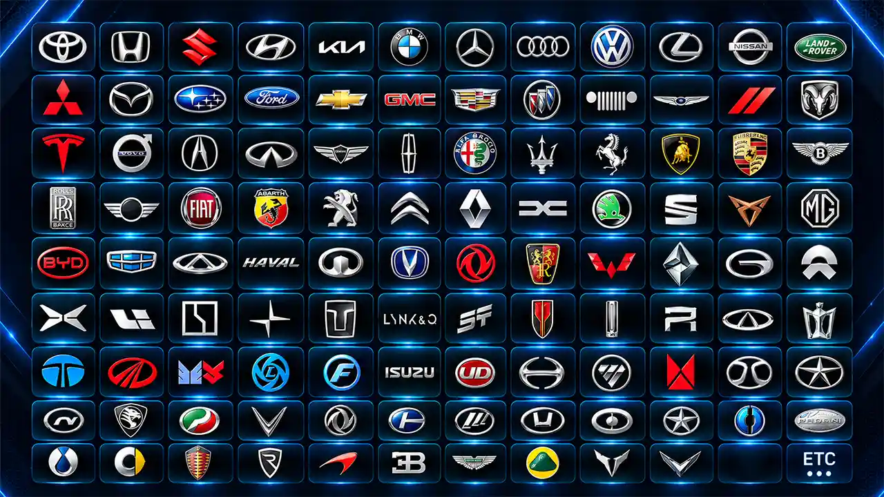Automotive logo collection preview